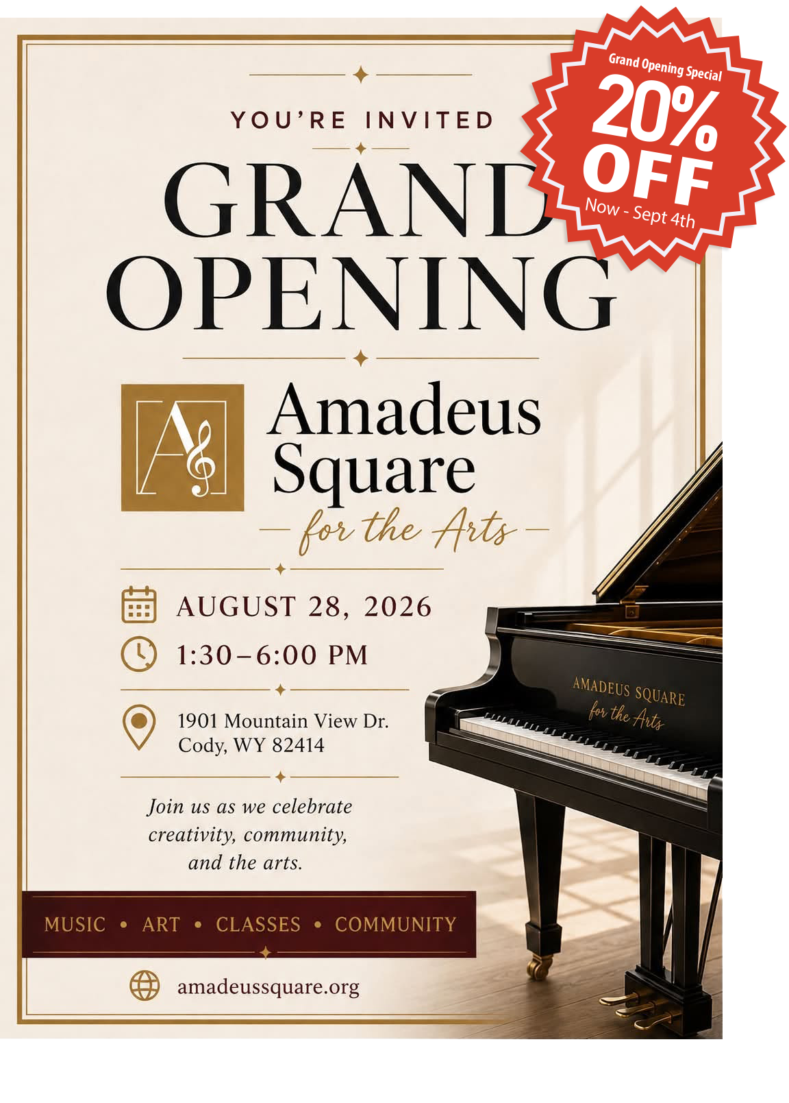 Grand Opening Banner